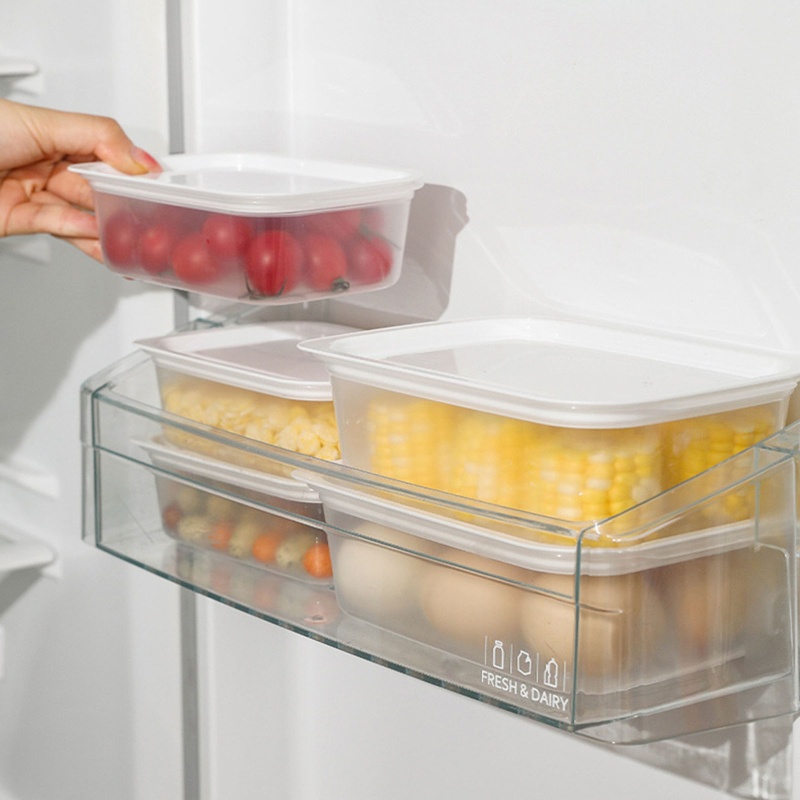 Hộp Đựng Thực Phẩm Kín Khí Chống Rò Rỉ Kích Thước Lớn Có Nắp Đậy