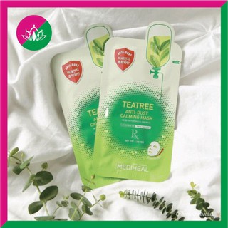 Mặt Nạ Tinh Chất Tràm Trà Mediheal Tea Tree Anti-dust Calming Mask 27ml - thải độc da, giảm mụn hiệu quả
