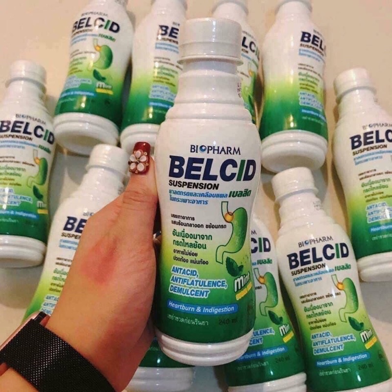 Chai đau bao tử Belcid suspension 240ml thái lan