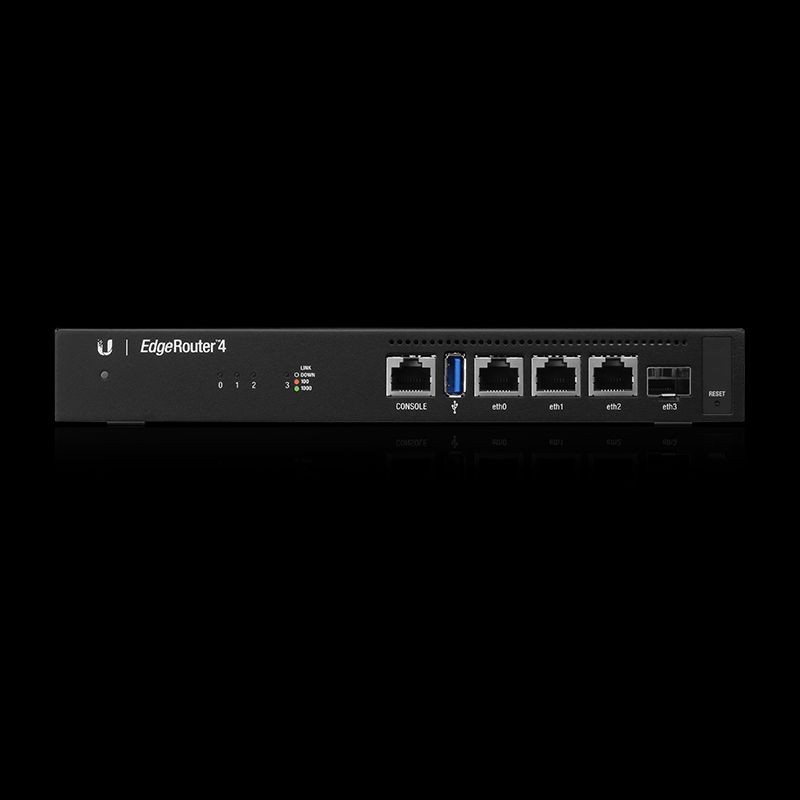 Router và Cân Băng Tải Ubiquiti EdgeRouter 4 (ER-4)-Hỗ Trợ 500 user đồng thời