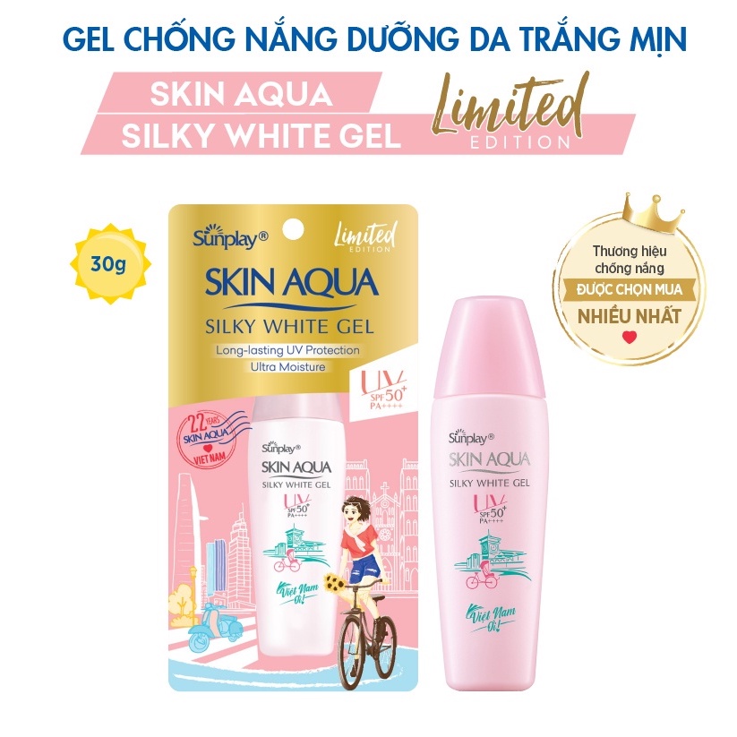 Kem Chống Nắng Sunplay Skin Aqua Dưỡng Da Ngừa Mụn Acne Clear Milk SPF50+