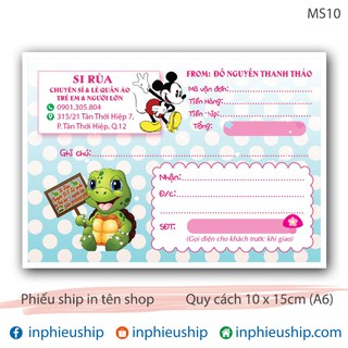 Phiếu Giao hàng Chuột Mic Ki