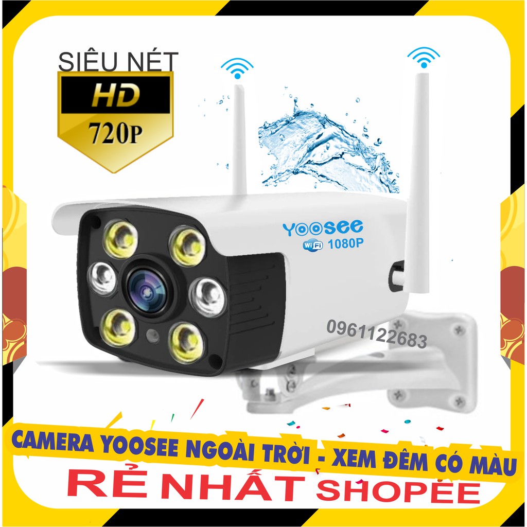 Camera YooSee ngoài trời 2 anten - Siêu nét W26S 1.0mpx