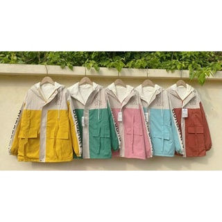 ÁO KHOÁC GIÓ NỮ LÓT NỈ BÔNG DÀY