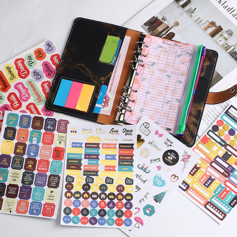 Sổ Kế Hoạch Tiết Kiệm Tiền Khổ A6 Thời Trang