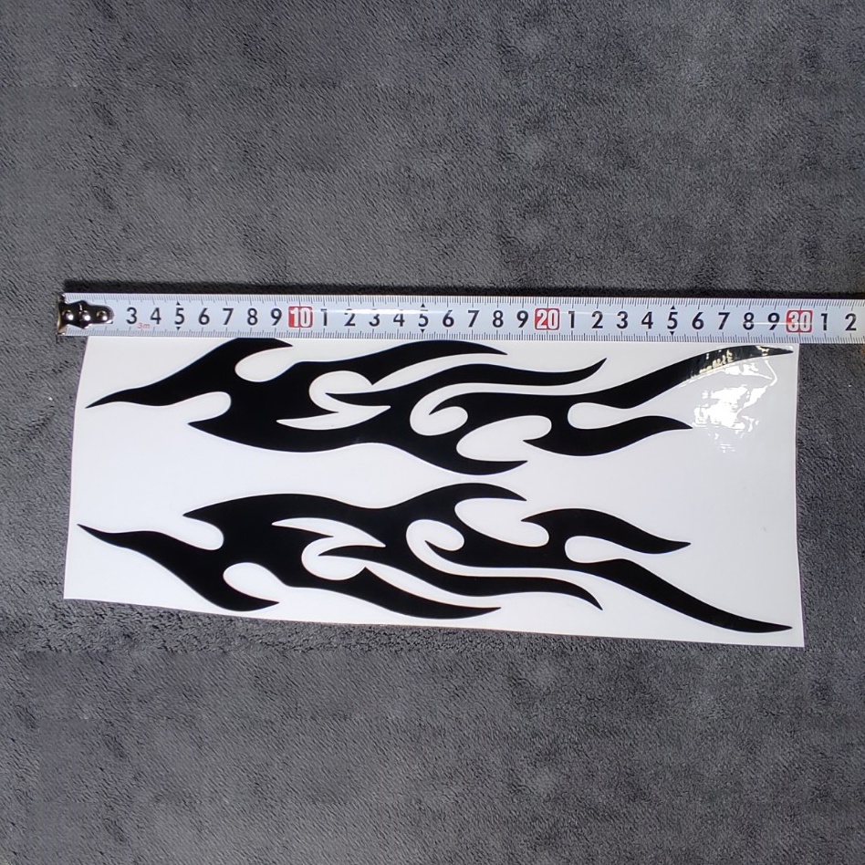 Tem dán, Sticker thể thao Ngọn Lửa 30x6cm (lớn)