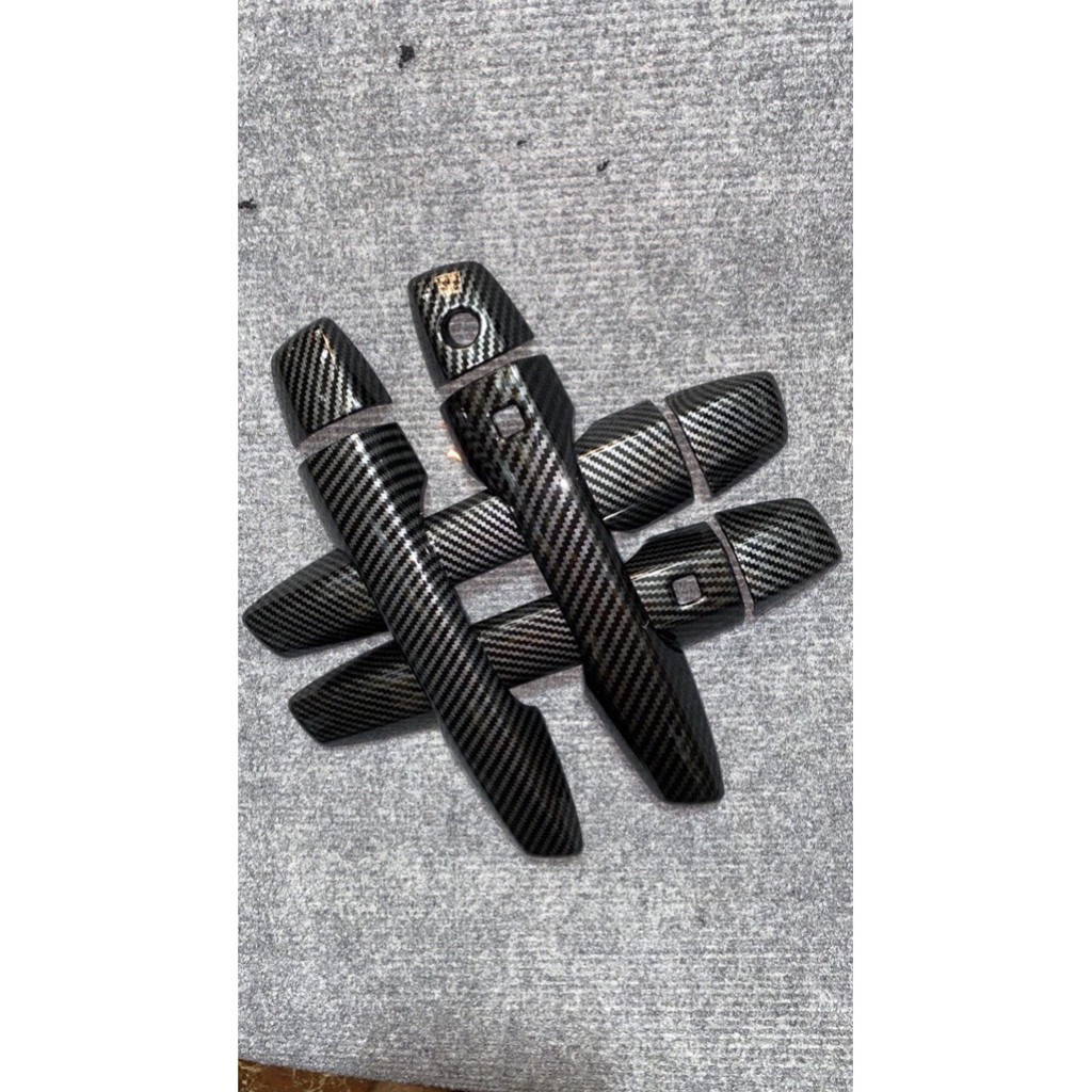 Ốp Trang Trí Tay Hõm Cửa Xpander 2018 2019 2020 Mẫu Carbon