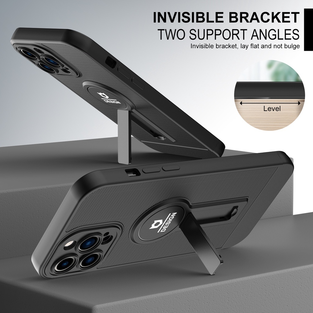 Shockproof Armor Stand Phone Case For iPhone 11 11 Pro 11 Pro Max iPhone 12 12 Pro 12 Pro Max iPhone 13 13 Pro 13 Pro Max Car Magnetic Kickstand Back Cover