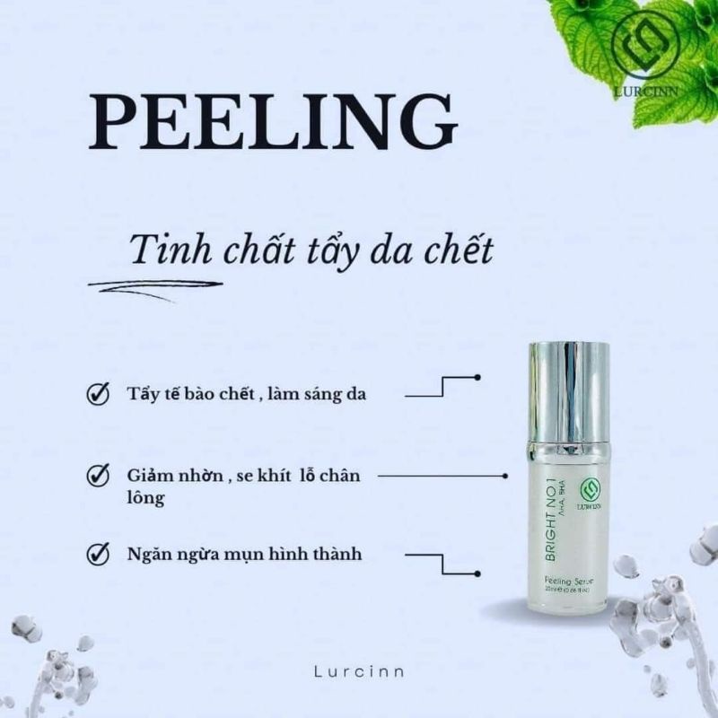 Tinh chất tẩy tế bào chết Lurcinn Peeling Serum 20ml