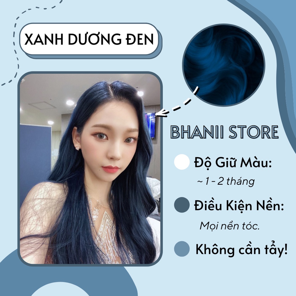 Thuốc nhuộm tóc Tone Màu Xanh bhanii store
