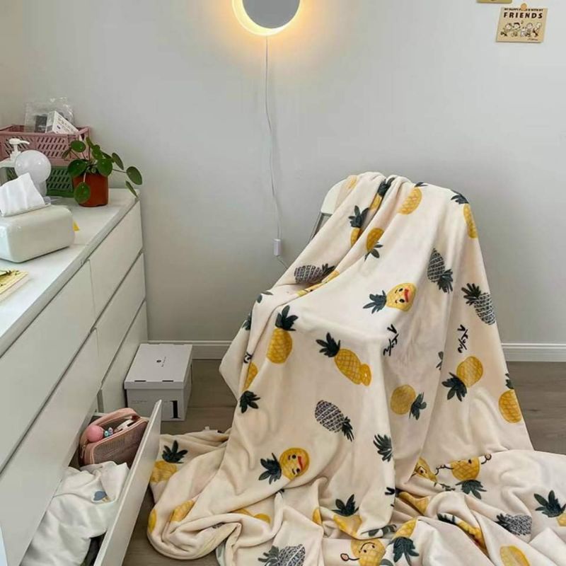 Chăn lông tuyết sữa hàn quốc 2mx2m3 bản 2022