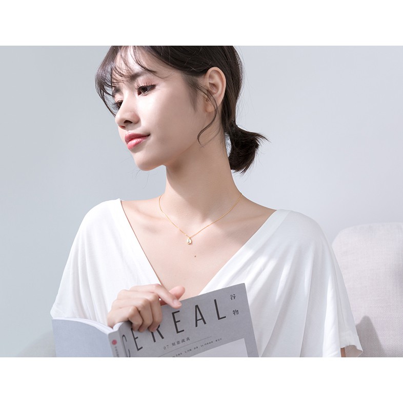 [D09] Dây chuyền bạc 925 Mặt Ngọc độc đáo