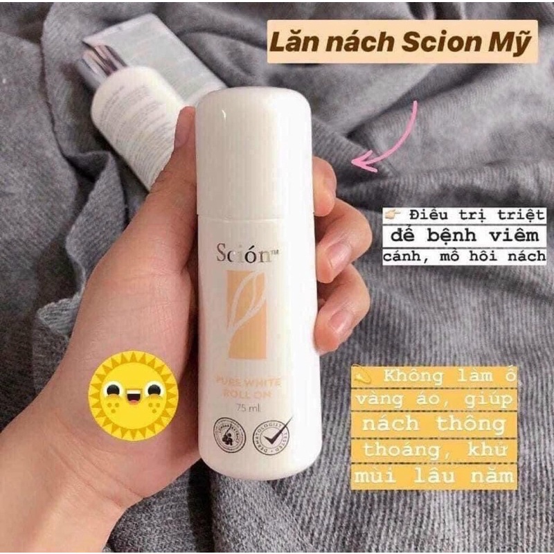 Lăn khử mùi, lăn nách Scion 75ml