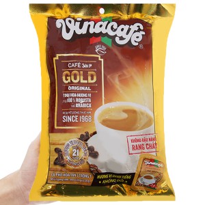 Cà phê sữa hòa tan VinaCafé 3 in 1 Gold Original 480g (20g x 24 gói)