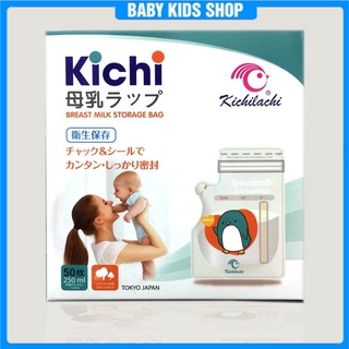 Túi trữ sữa Kichilachi 250ml - Hộp 50 túi
