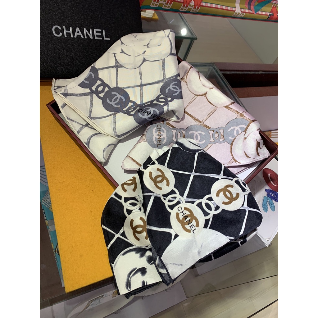 Khăn Lụa Vuông In Họa Tiết Sang Trọng 35 '' x35 ''