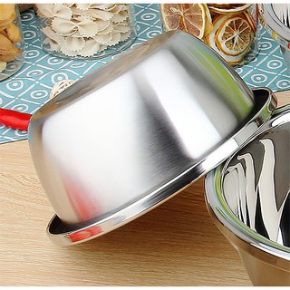 [XẢ KHO] Thau Sâu Inox 304 Hàng Cao Cấp size 26cm