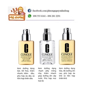 [Hàng Chính Hãng] Kem dưỡng ẩm cân bằng Clinique Dramatically Different Moisturizing Lotion/Gel 125ml
