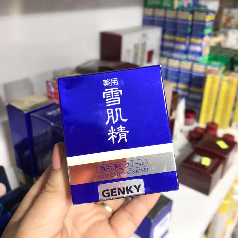 Kem dưỡng da ban đêm KOSE Sekkisei Medicated Cream 40g - Nhật Bản