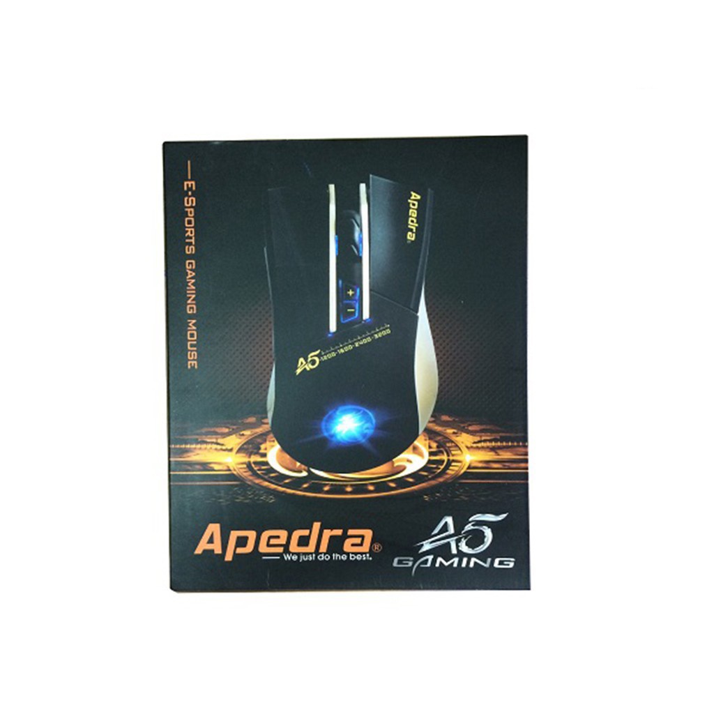 Chuột Gaming Apedra A5 - Led RGB - Bảo hành 12 tháng chính hãng