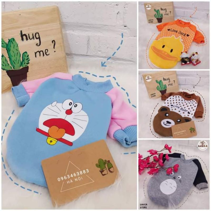 Áo chó mèo dài tay