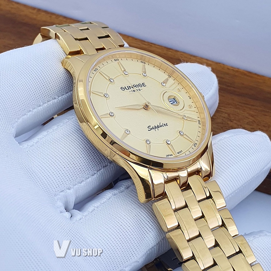 Đồng hồ nam SUNRISE 1222SA - Kính sapphire