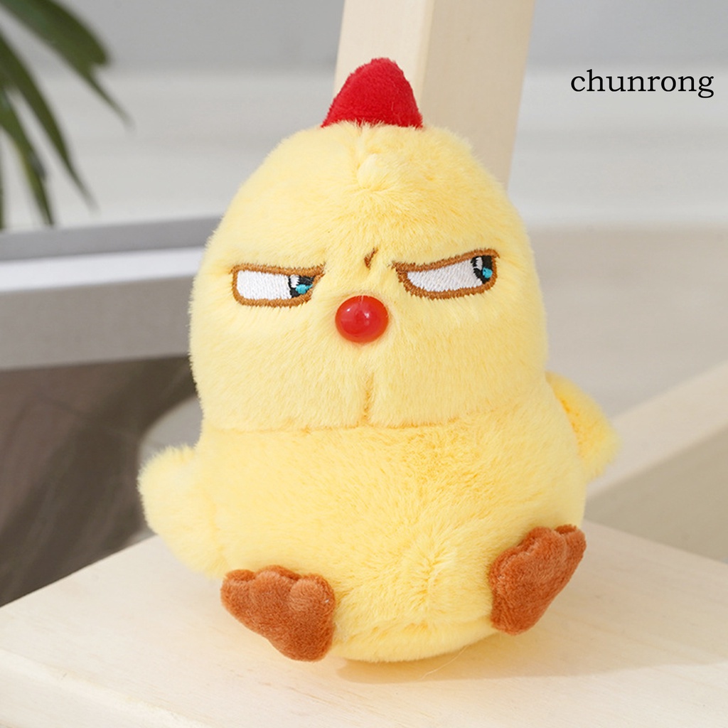 Cr-plush Móc Khóa Hình Chú Gà Con Giận Dữ Đáng Yêu