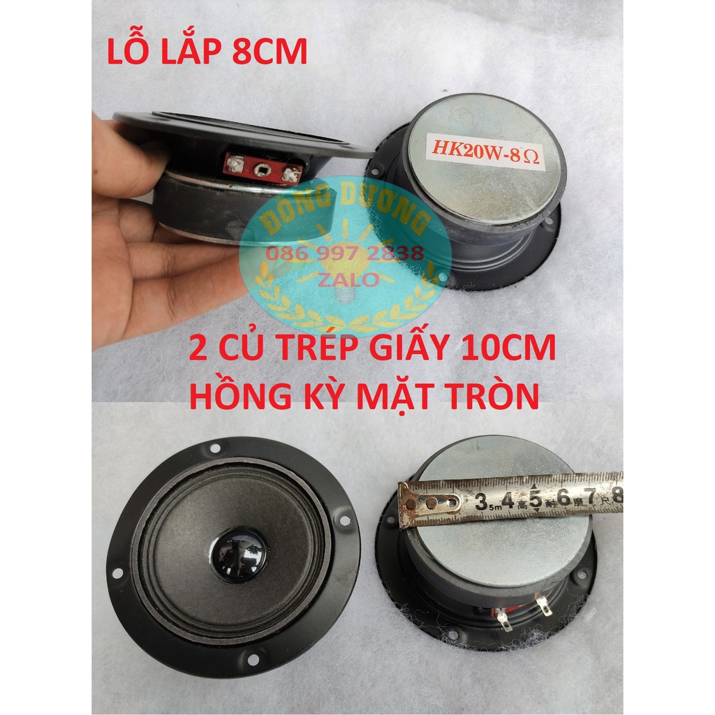 LOA TREBLE HỒNG KỲ TRÒN 10CM - GIÁ 2 CÁI - LOA TREBLE GIẤY - LOA TREBLE RỜI