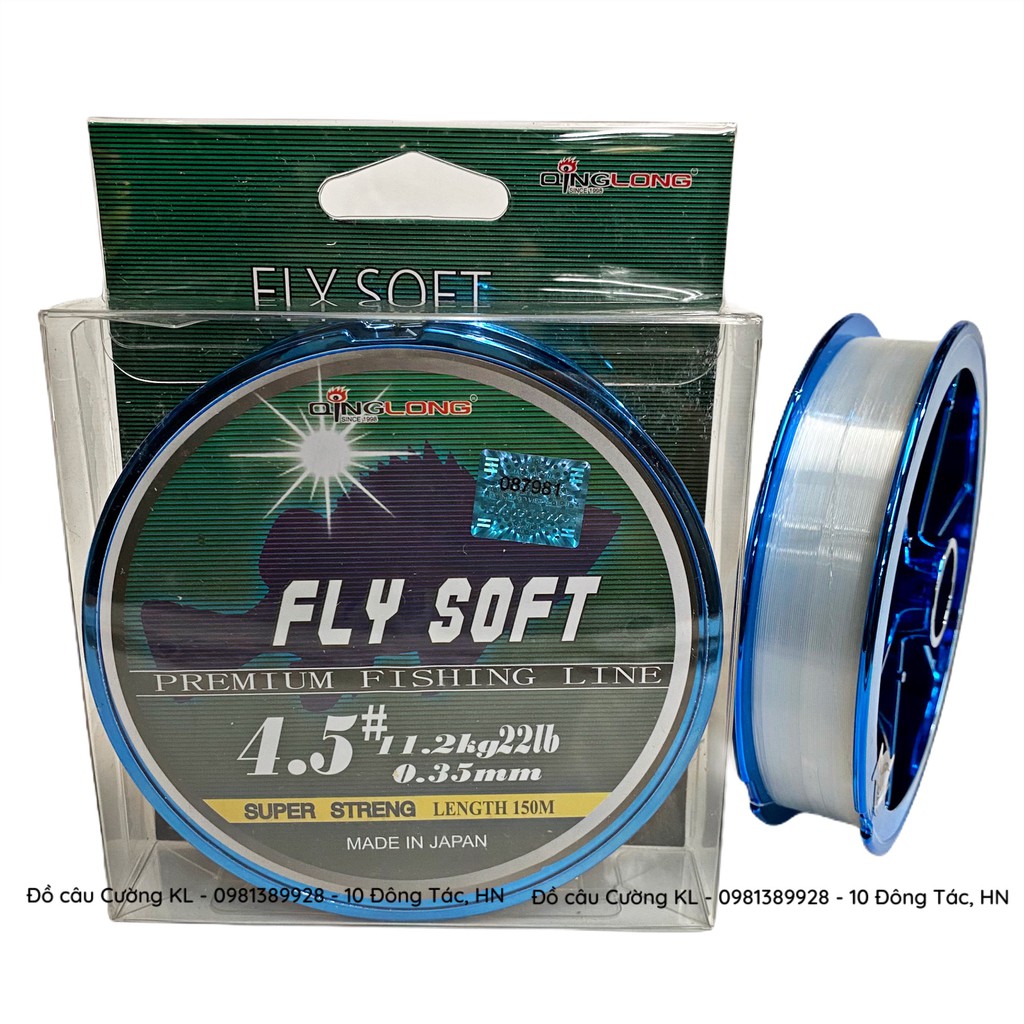 Dây cước câu cá QingLong FlySoft trắng