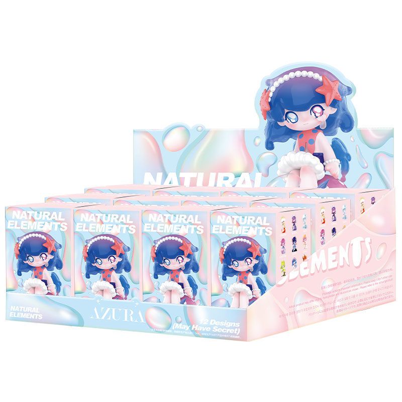 ❤sản phẩm chính thức❤AZURA Yếu tố tự nhiên POPMART Hộp mù Quà tặng Con búp bê Người mẫu Đồ chơi