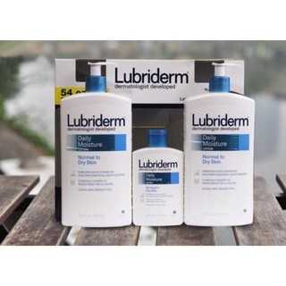 Kem dưỡng thể lubriderm 1set 1595ml