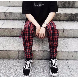 Quần Ulzzang Kẻ Sọc Caro Huyền Thoại