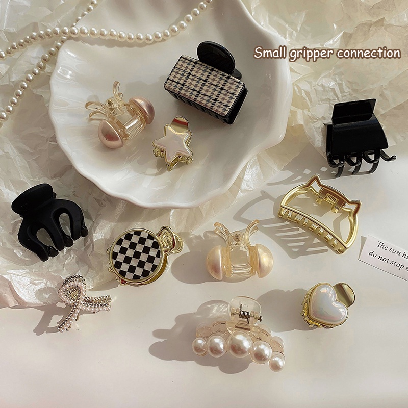 Kẹp Càng Cua Cỡ Nhỏ Tạo Kiểu Tóc Đuôi Ngựa Cho Nữ