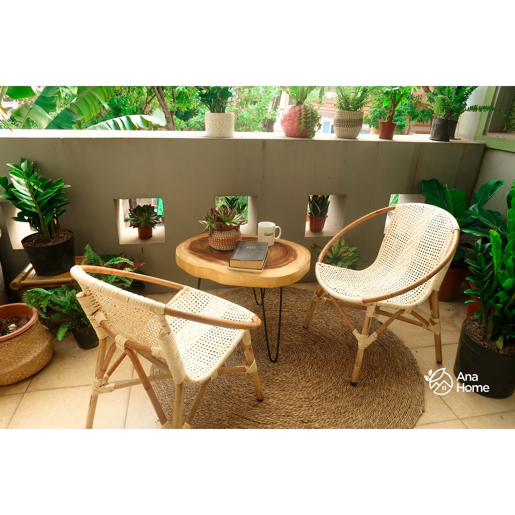Ghế mây thư giãn sơn bóng chất lượng cao, cung cấp cho quán cafe nhà hàng khách sạn