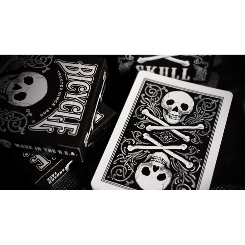 Bicycle Skull Playing Cards Paper Cards Magic Poker Card Magic Trick Collection Card Gaming Card