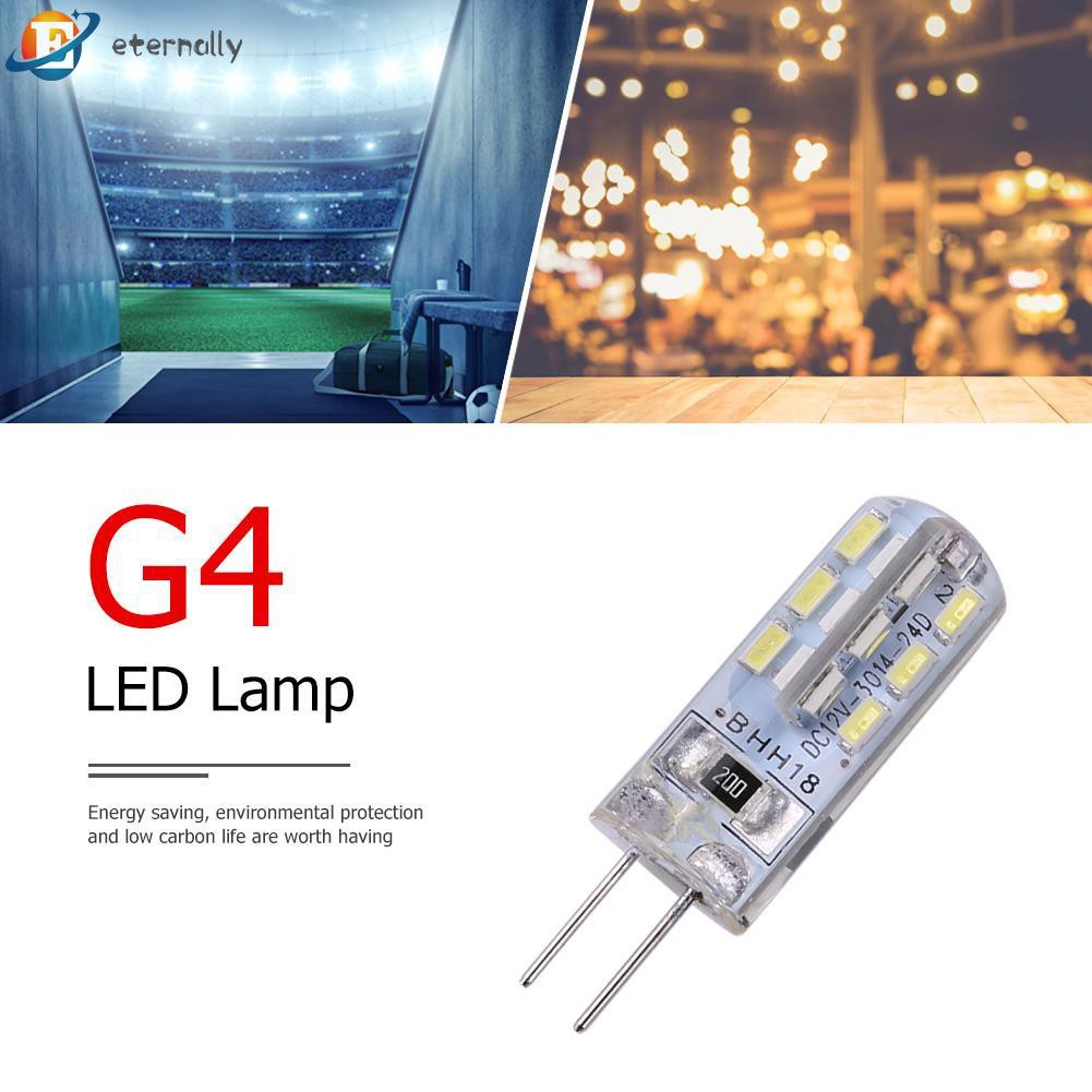 Bóng Đèn Led G4 2w Dc 12v 24 Smd3014 110lm Ánh Sáng Trắng