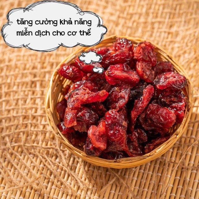 Nam việt quất sấy dẻo không đường 500g, Nam việt quất sấy nhập khẩu Mỹ/ Trái cây sấy dẻo không đường HOA QUẢ SẤY DẺO