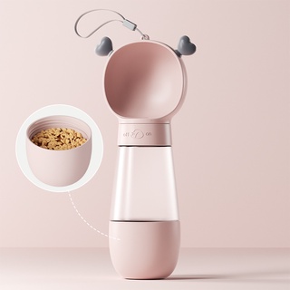 Bình nước du lịch kèm bát uống tiện lợi dành cho thú cưng