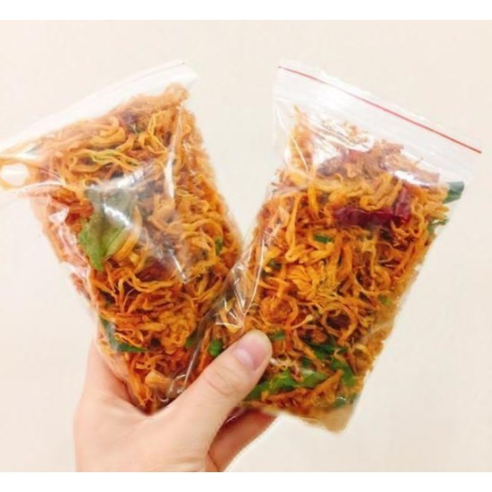 Khô gà lá chanh 100g 50g siêu ngon túi zip - TN FOOD ăn vặt ship toàn quốc - nanasitoanquoc