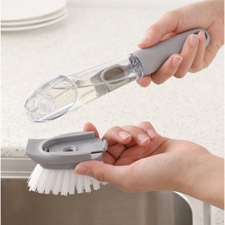 Bàn chải chứa được dung dịch tẩy rửa cọ nhà bếp đa năng .