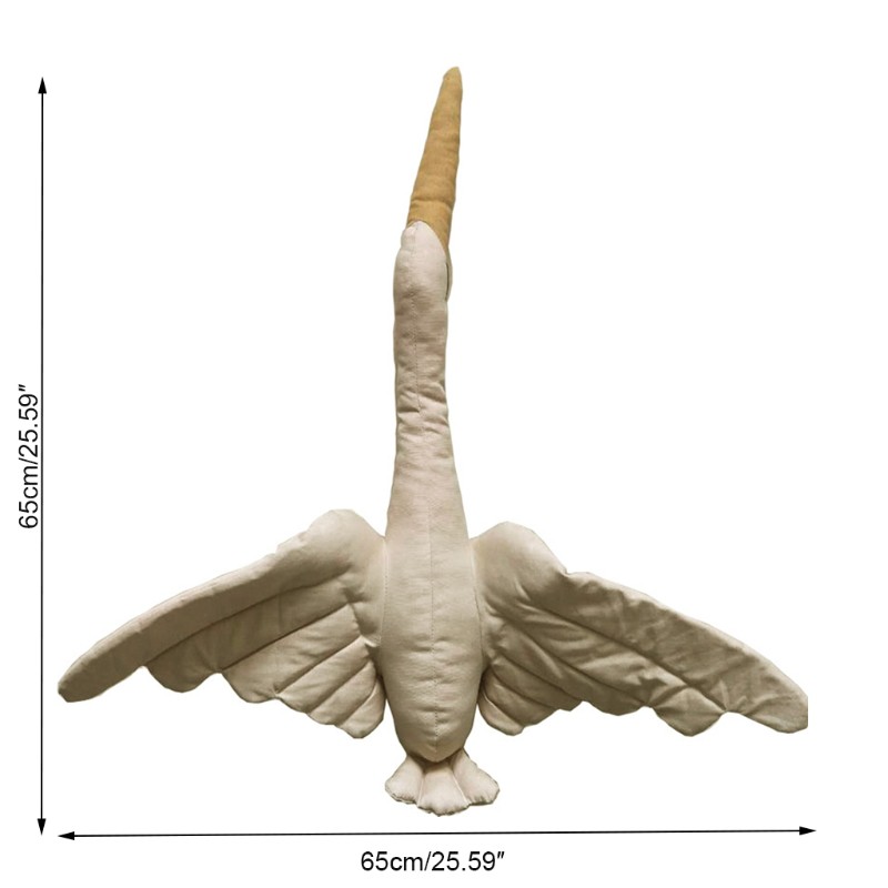 Phụ Kiện Treo Tường Trang Trí Hình Thiên Nga 3d Dễ Thương