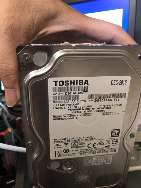 Hdd toshiba,wd,seagate 500Gb bóc máy mới đẹp | BigBuy360 - bigbuy360.vn