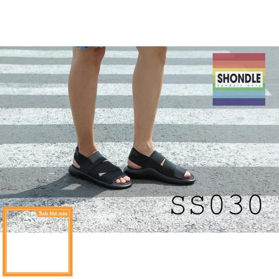 Sandal Y3 Full đen - đi học đi chơi thời trang cho nam nữ - SS030 - Leozone store