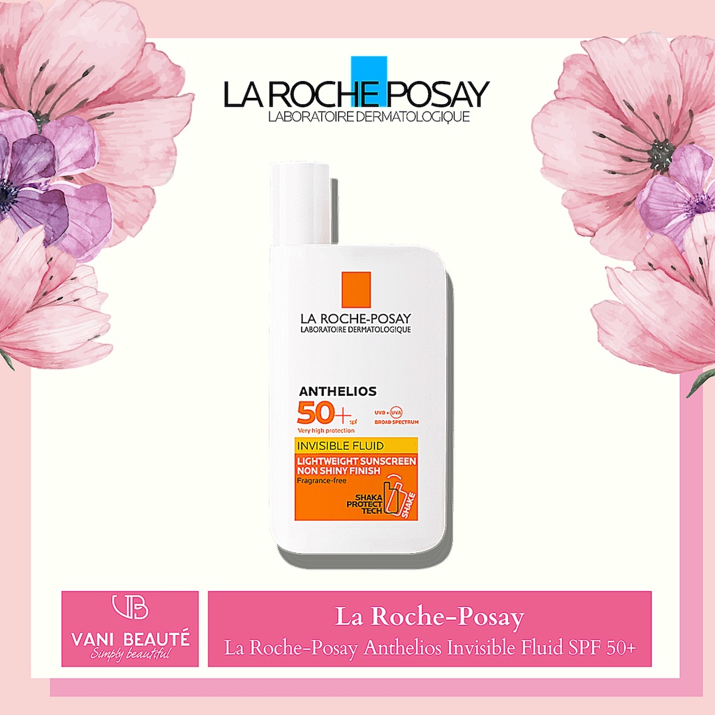 Kem chống nắng dạng sữa lỏng nhẹ không nhờn rít La Roche-Posay Anthelios Invisible Fluid SPF 50+ 50ml