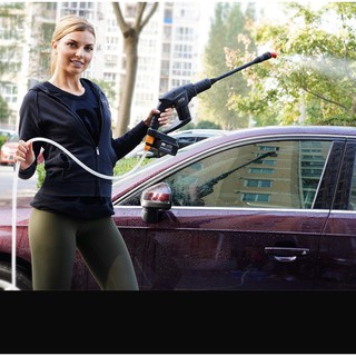 Máy xịt rửa xe tưới tiêu tăng áp lực nước không dây pin lithium 21V