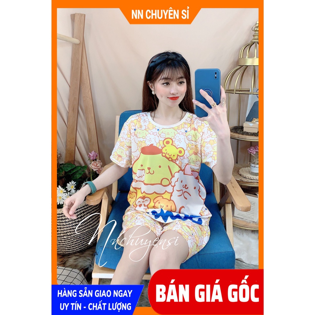 Đồ bộ bé trai bé gái size 7kg đến 70kg chất thun mềm mát in hình gấu pooh hoạt hình dễ thương DBRBD FULL SIZE