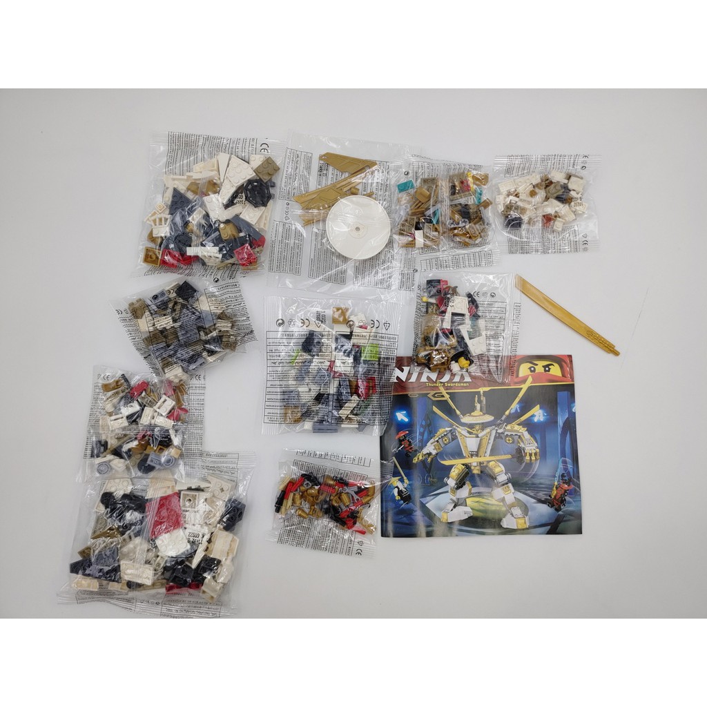 Có sẵn Lắp Ráp Lari 11492 Golden Mech Chiến giáp hoàng kim Ninjago 517pcs