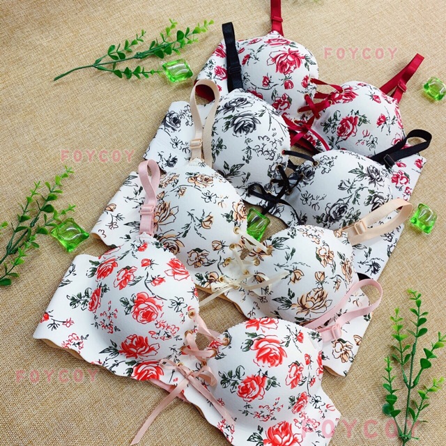 Áo bàn tay dây rút siêu nâng ngực hoạ tiết Hoa Mẫu Đơn | BigBuy360 - bigbuy360.vn