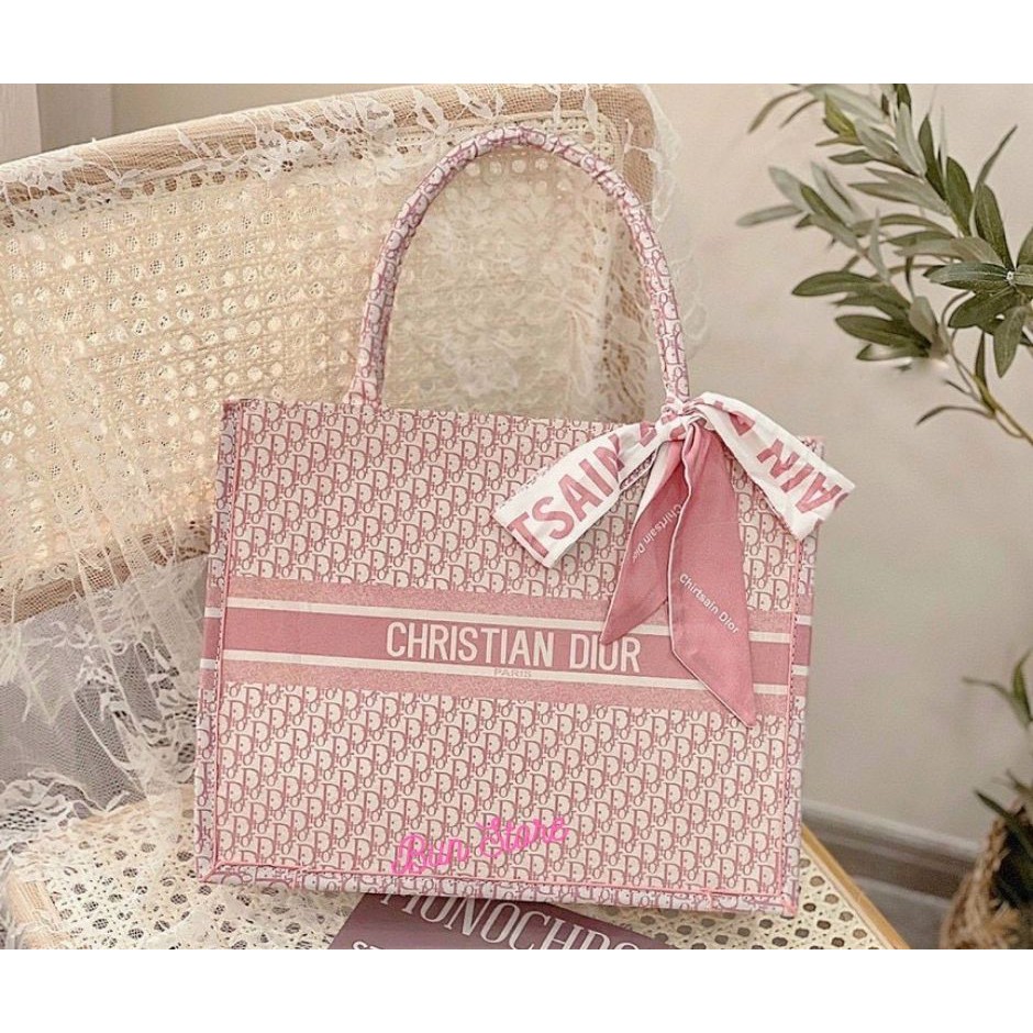 Túi Xách Nữ Công Sở- Giỏ xách thổ Cẩm-Dior-Kèm khăn ❣ ❣Để được laptop -size 36 - mã *T021* - ❣Có ảnh thật