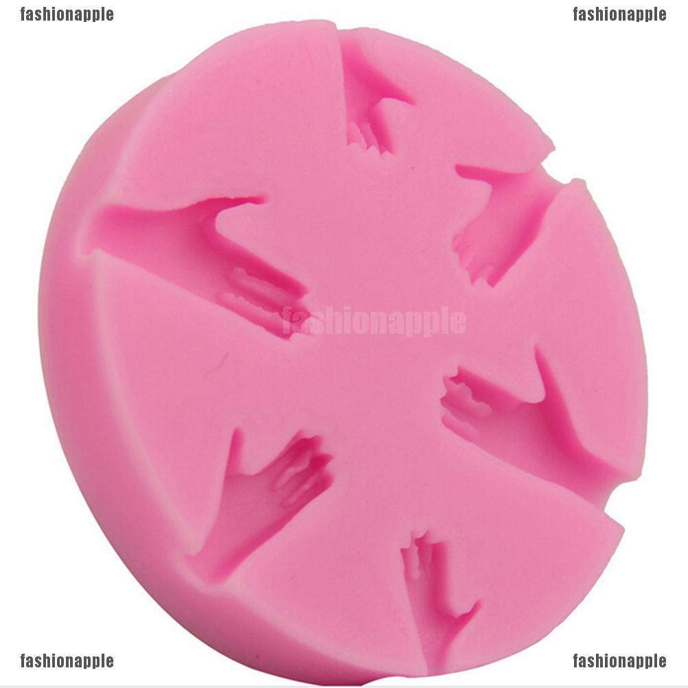 Khuôn Silicone Tạo Hình Bàn Tay 3D Sáng Tạo